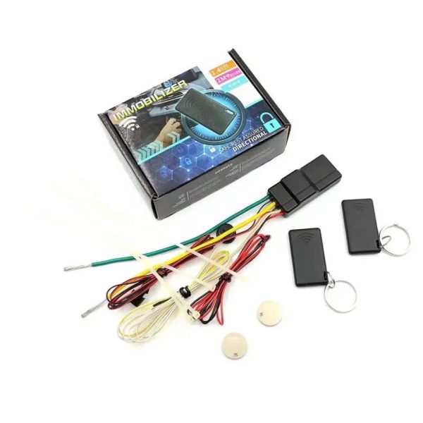 Engine Immobilizer, 2.4GHZ Engine Immobilizer Anti-Hijacking Alarm System Intelligent Circuit Cut Off Universal for DC12V Vehicles