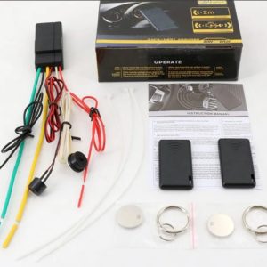 Engine Immobilizer, 2.4GHZ Engine Immobilizer Anti-Hijacking Alarm System Intelligent Circuit Cut Off Universal for DC12V Vehicles